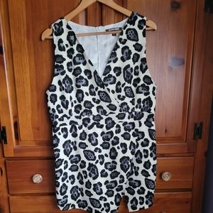 Animal Print Fashion Union Romper - Size L